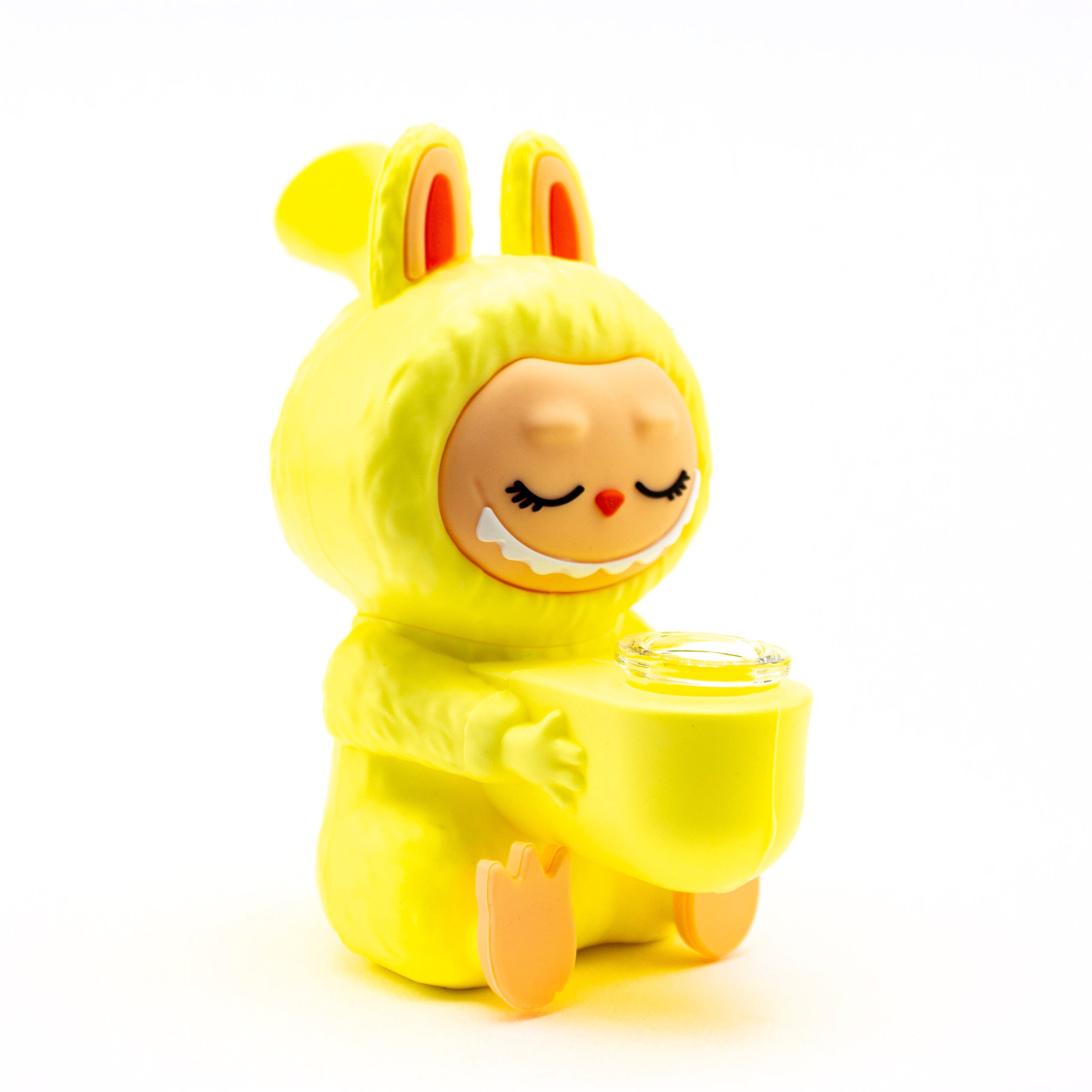 Planet Caravan Sleepy Labubu Silicone Bubbler - Planet Caravan